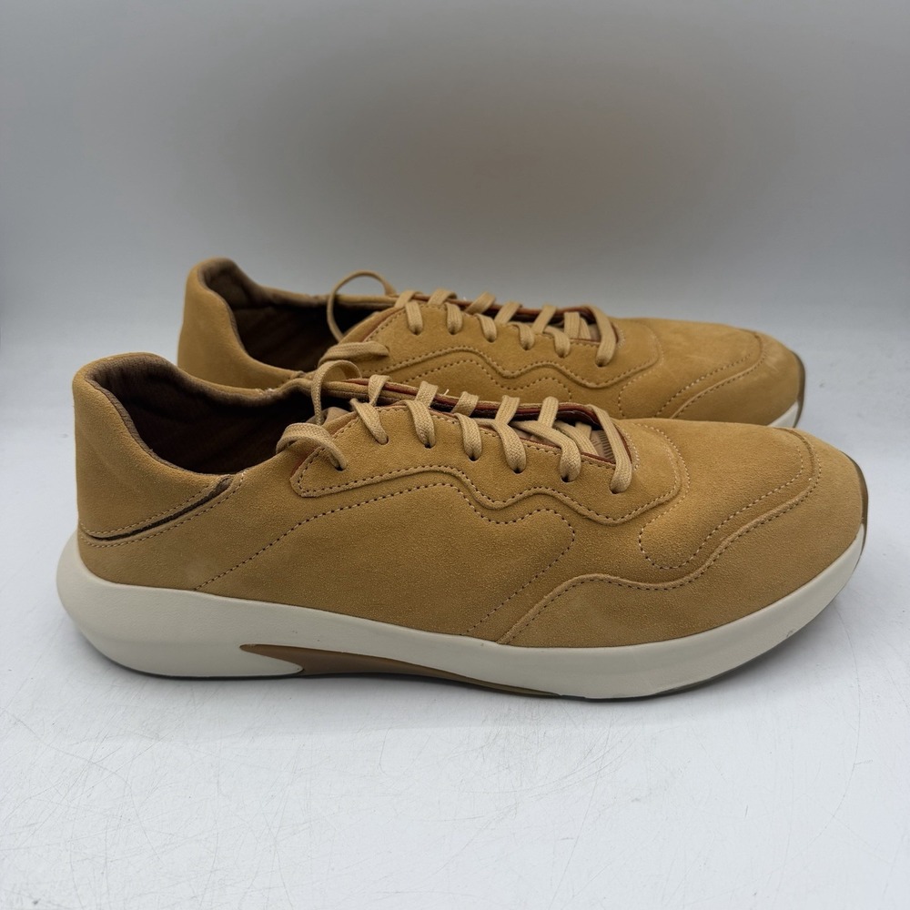 OluKai Koheo Shoes Mens Sz 10.5 Golden Sand Tan Casual Sneakers 10525-GSGS